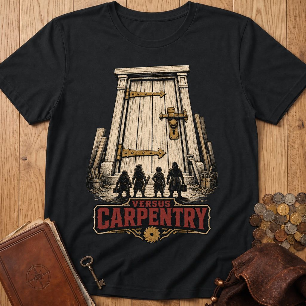 Party Versus Carpentry T‑Shirt in Black