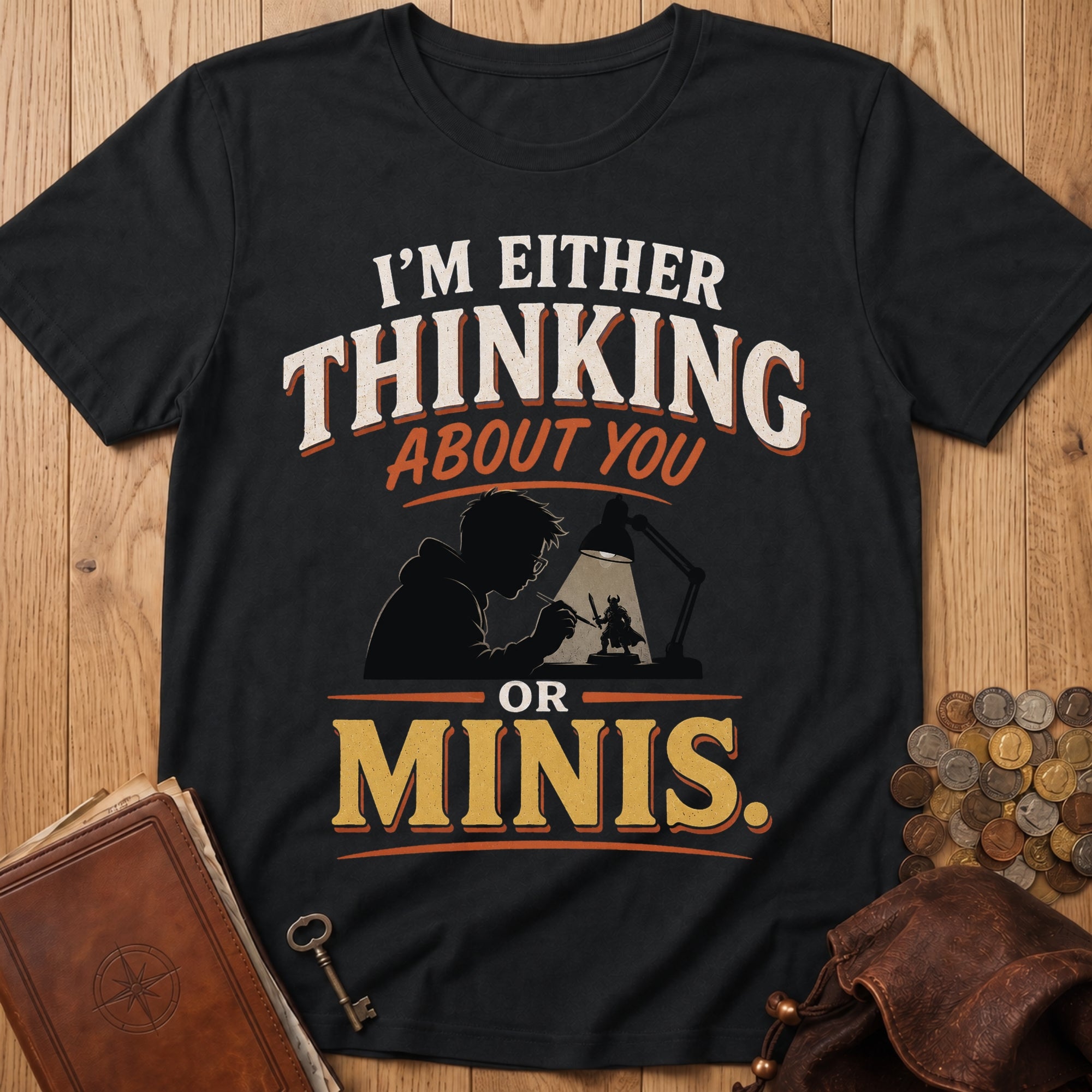 Thinking About Minis T‑Shirt in Black