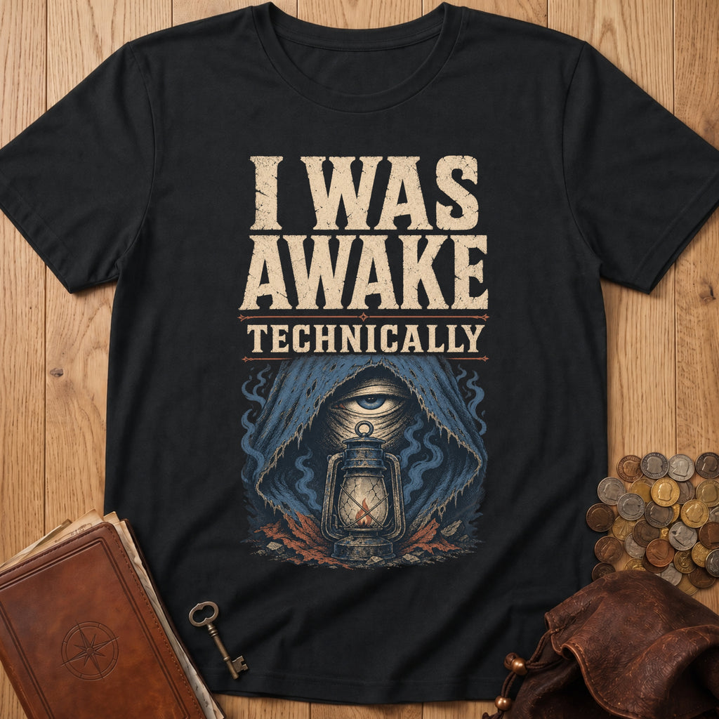 Technically Awake T‑Shirt in Black