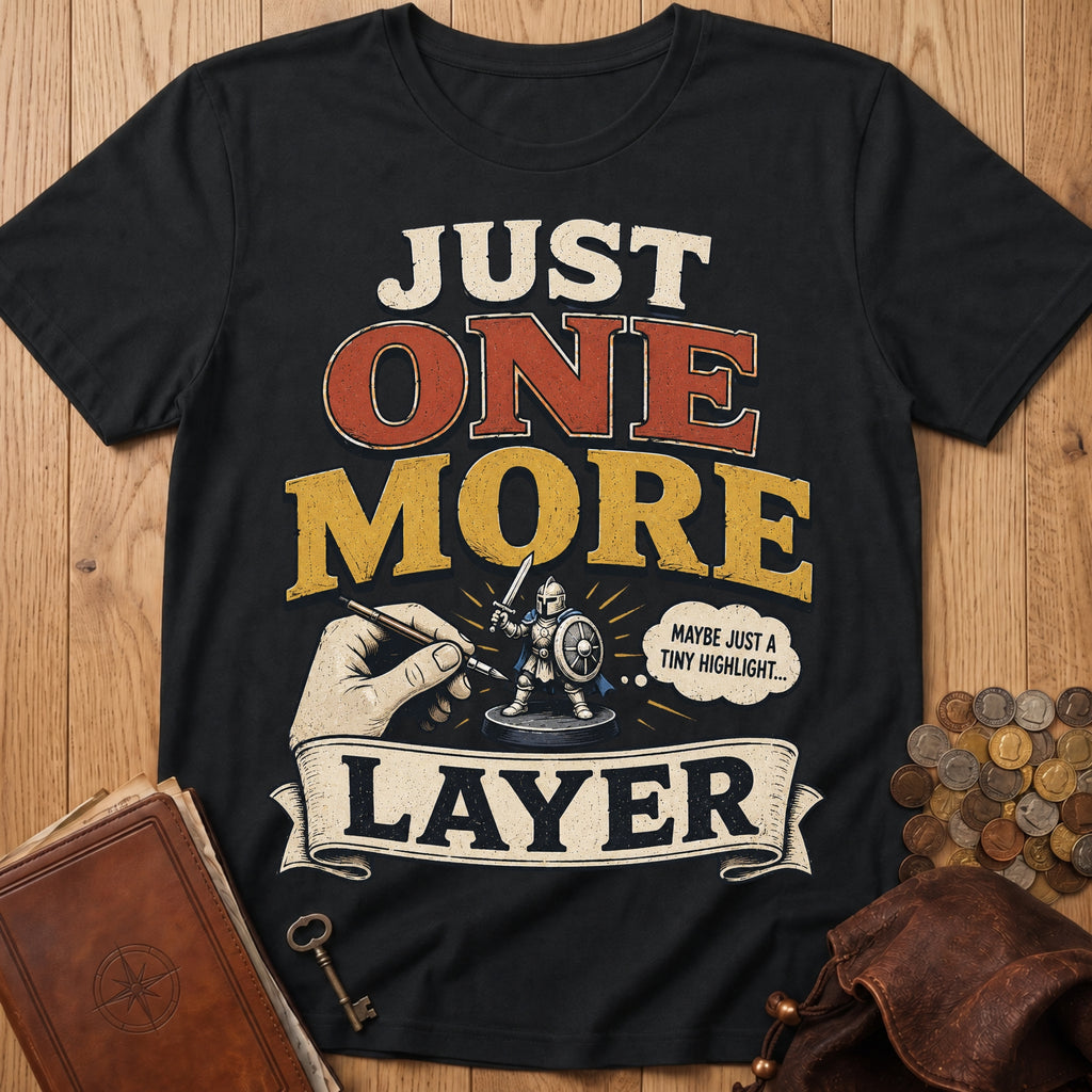 Just One More Layer T‑Shirt in Black