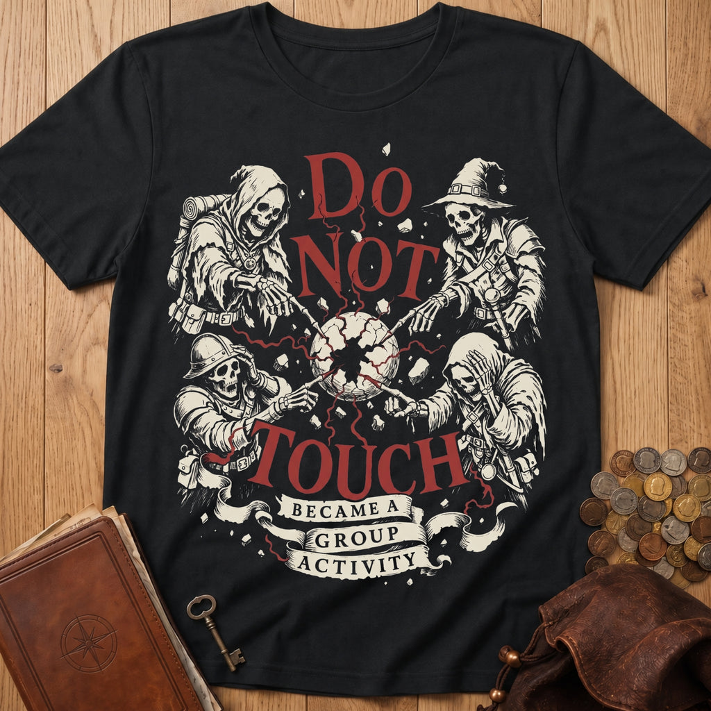 Do Not Touch T‑Shirt in Black