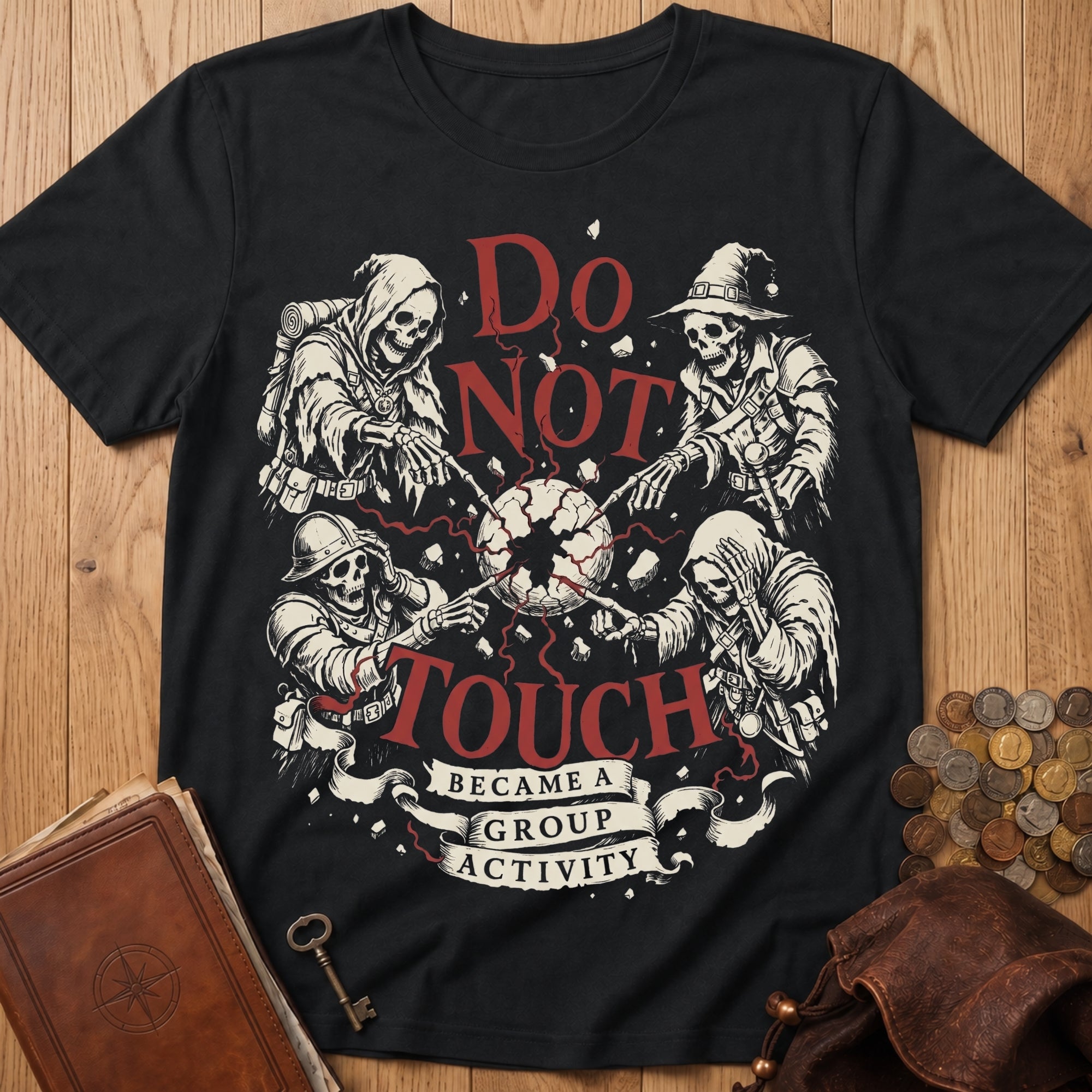 Do Not Touch T‑Shirt in Black