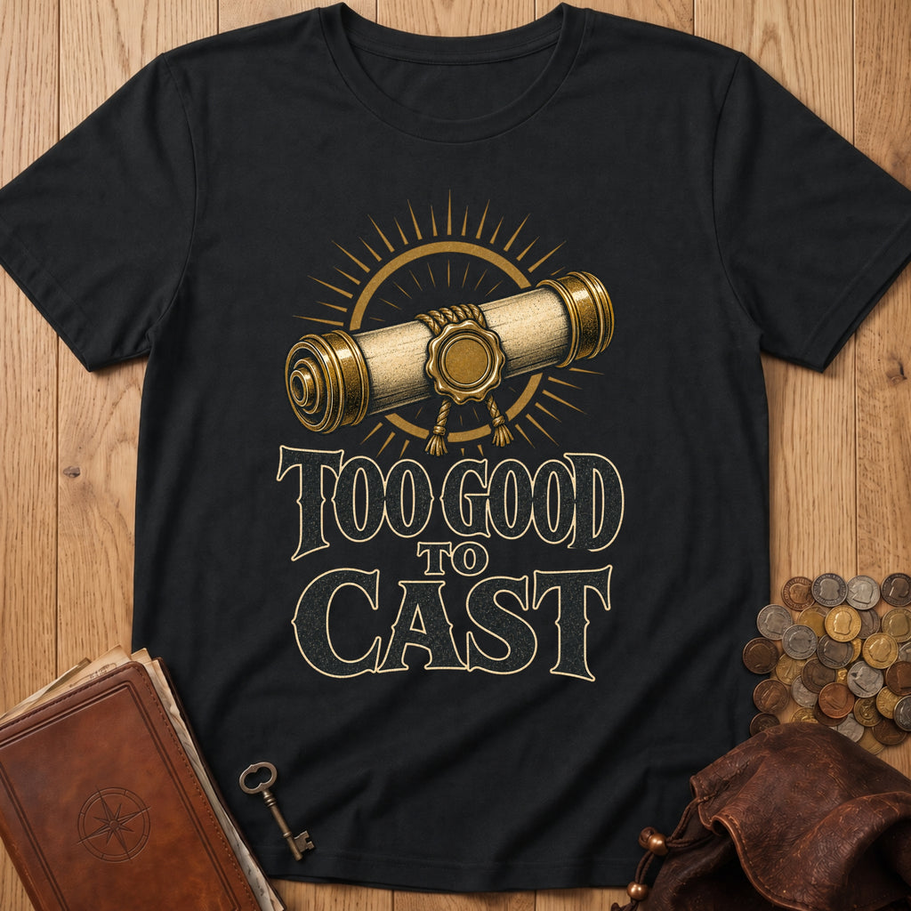 Too Good to cast T‑Shirt in Black