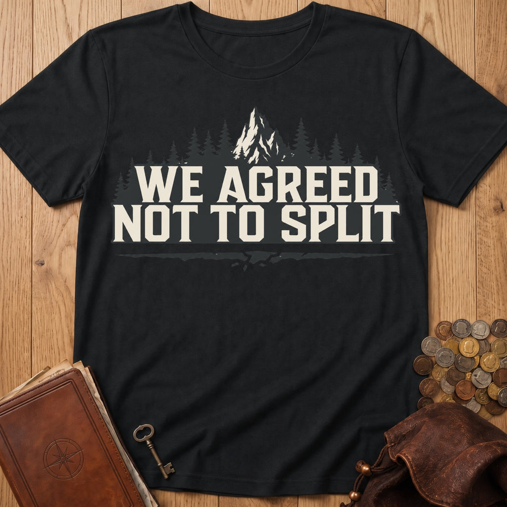 Not To Split T‑Shirt in Black