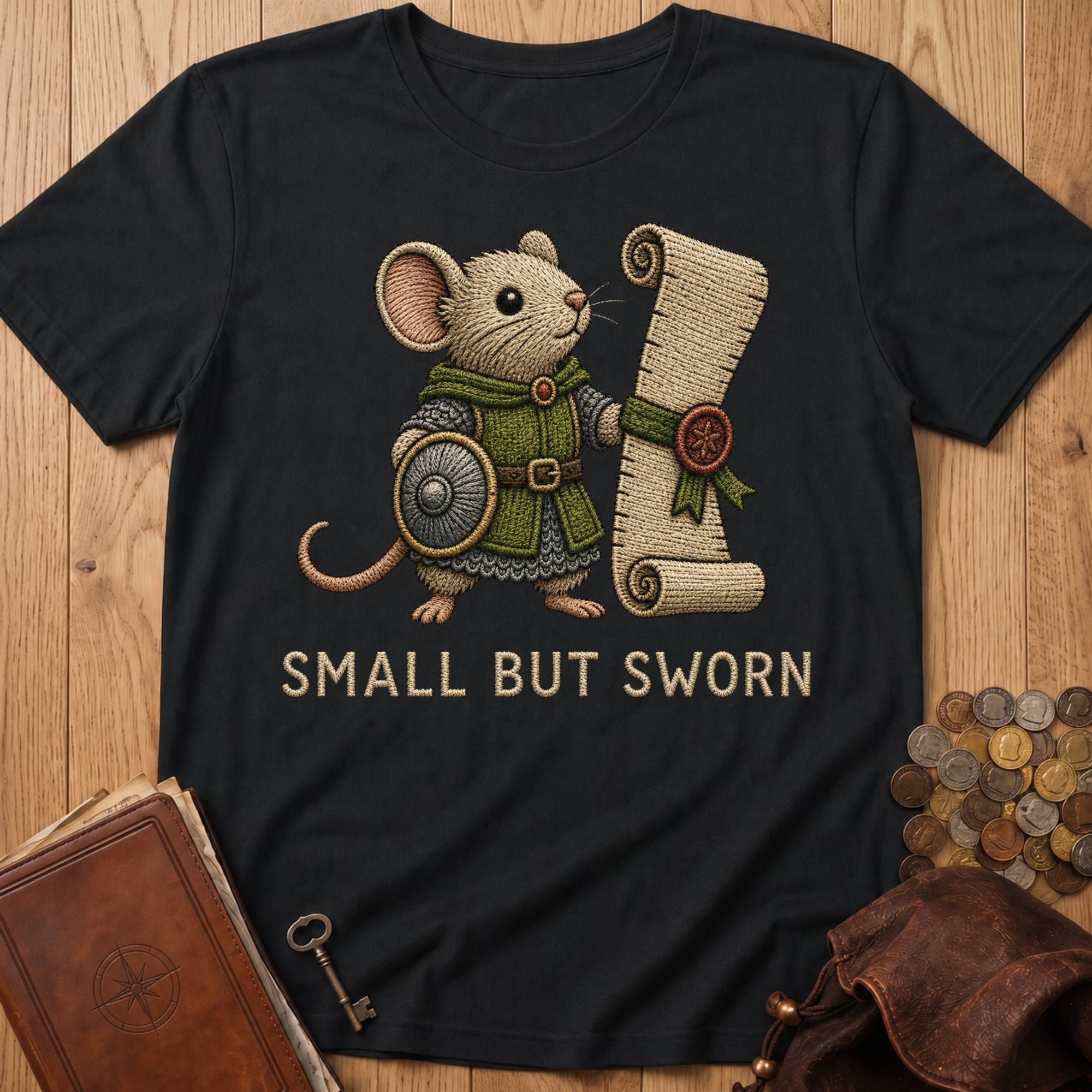 Small But Sworn T‑Shirt in Black