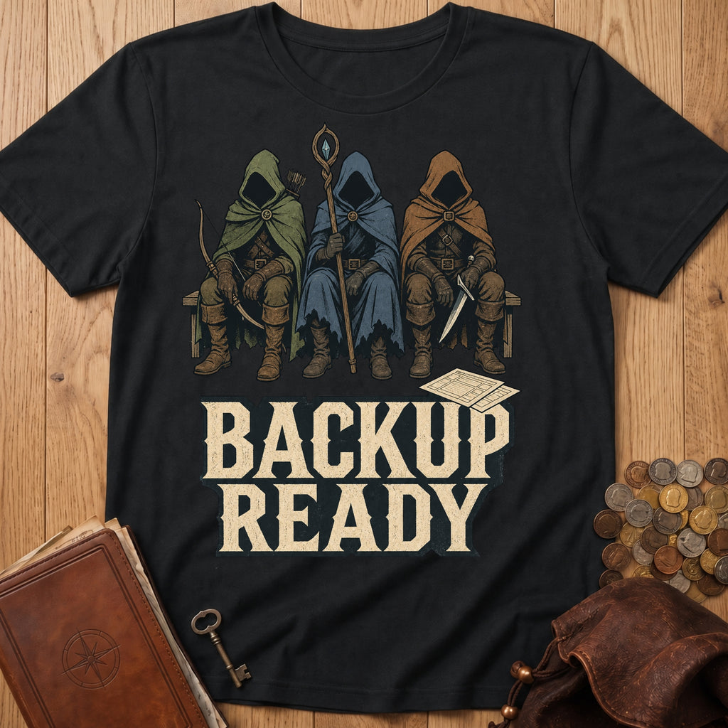 Backup Ready T‑Shirt in Black