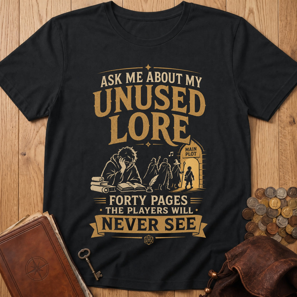 Unused Lore T‑Shirt in Black