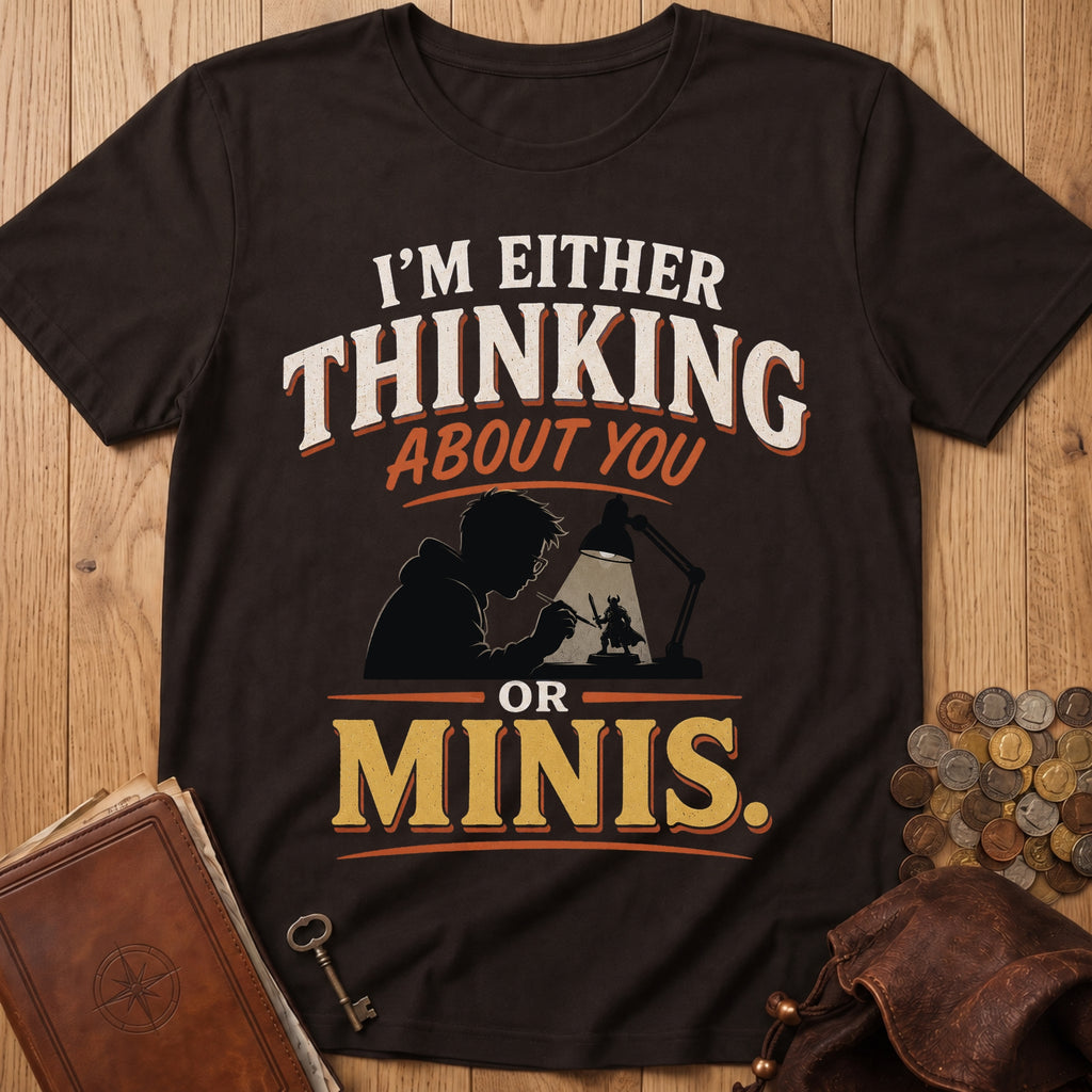 Thinking About Minis T‑Shirt in Dark Chocolate