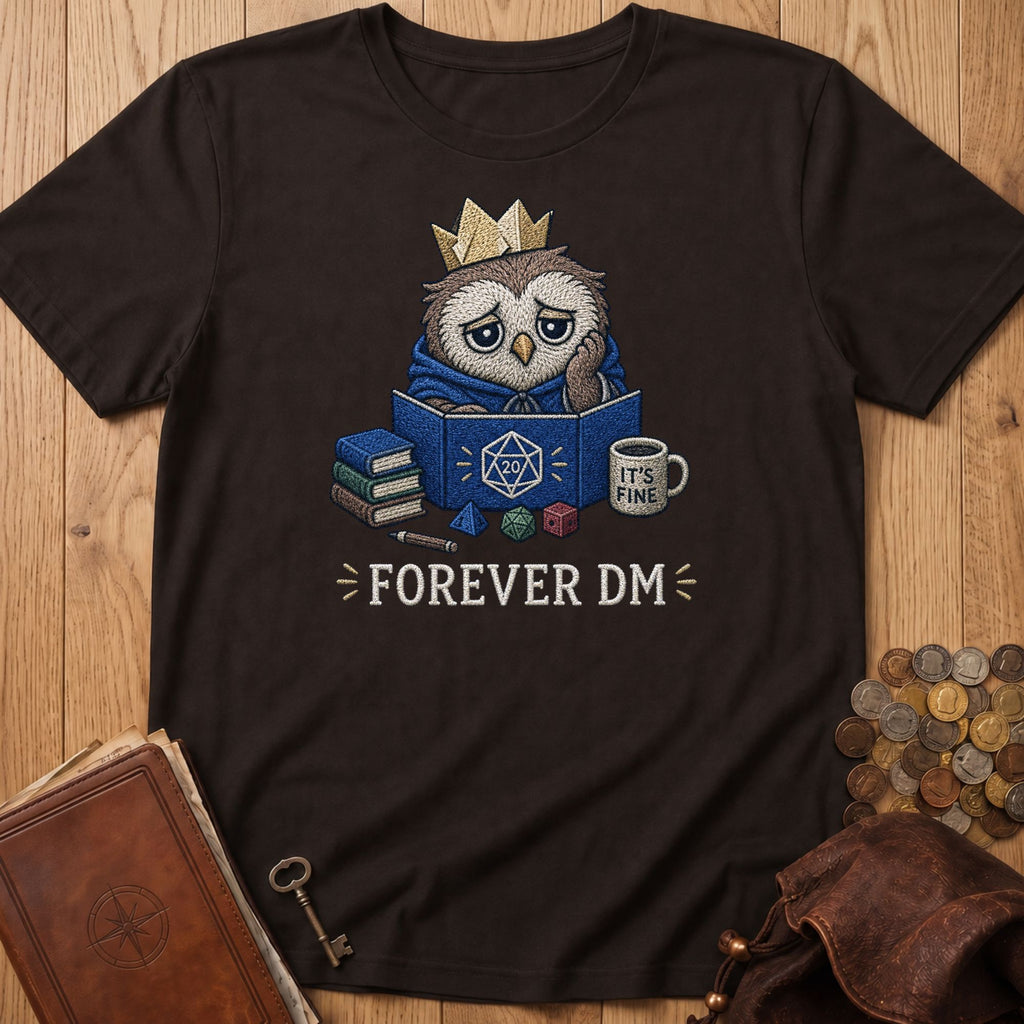 Forever DM T‑Shirt in Dark Chocolate