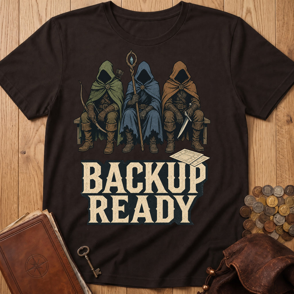 Backup Ready T‑Shirt in Dark Chocolate
