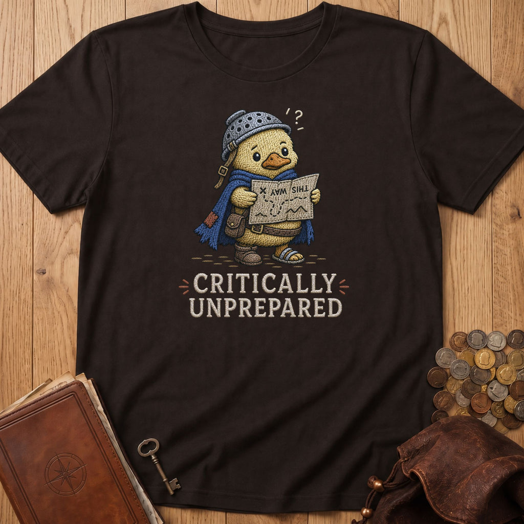 Critically Unprepared T‑Shirt in Dark Chocolate