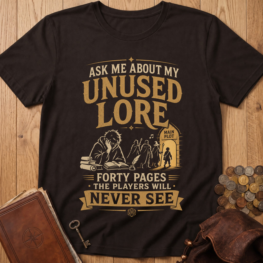 Unused Lore T‑Shirt in Dark Chocolate