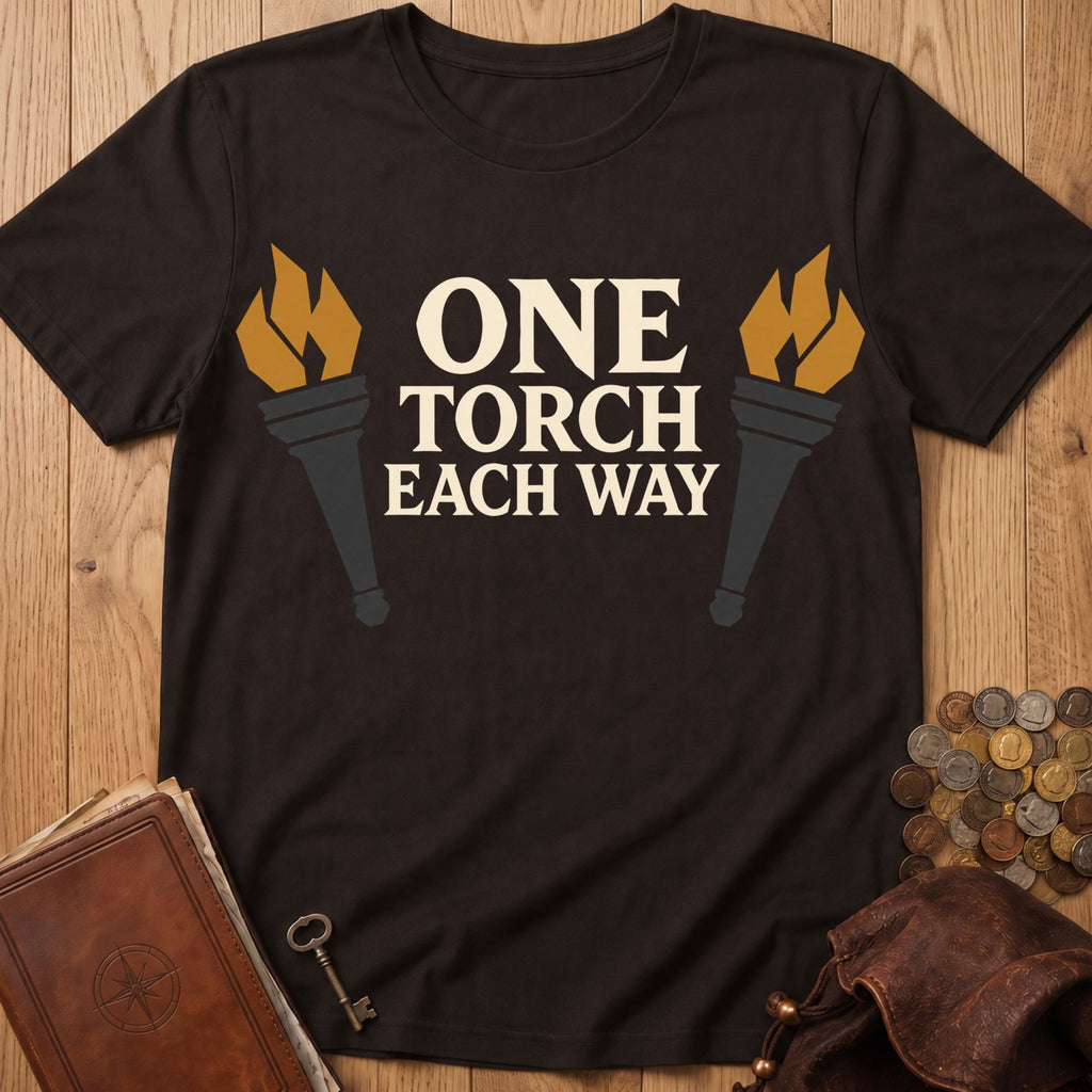 One Torch T‑Shirt in Dark Chocolate