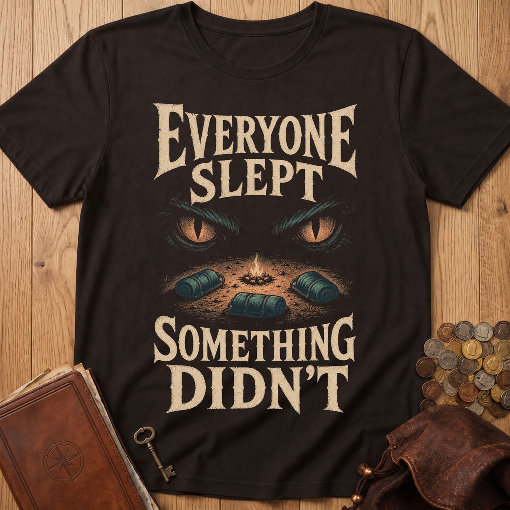 Didn’t Sleep T‑Shirt in Dark Chocolate
