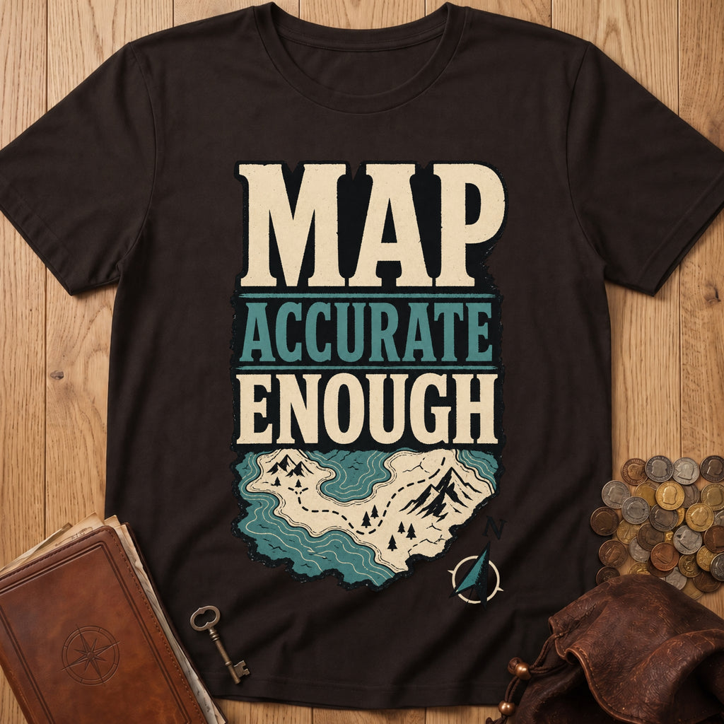 Accurate Enough T‑Shirt in Dark Chocolate