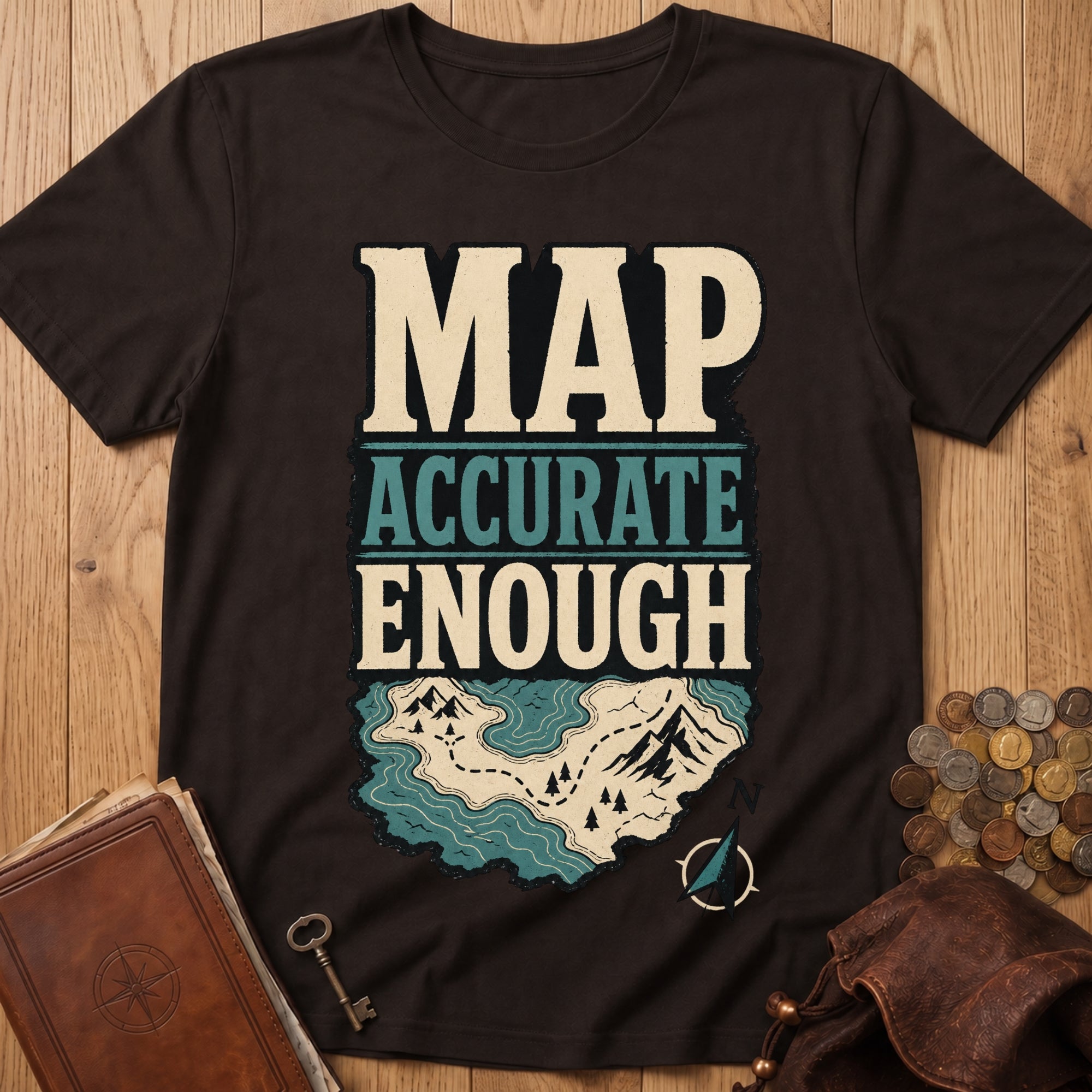 Accurate Enough T‑Shirt in Dark Chocolate