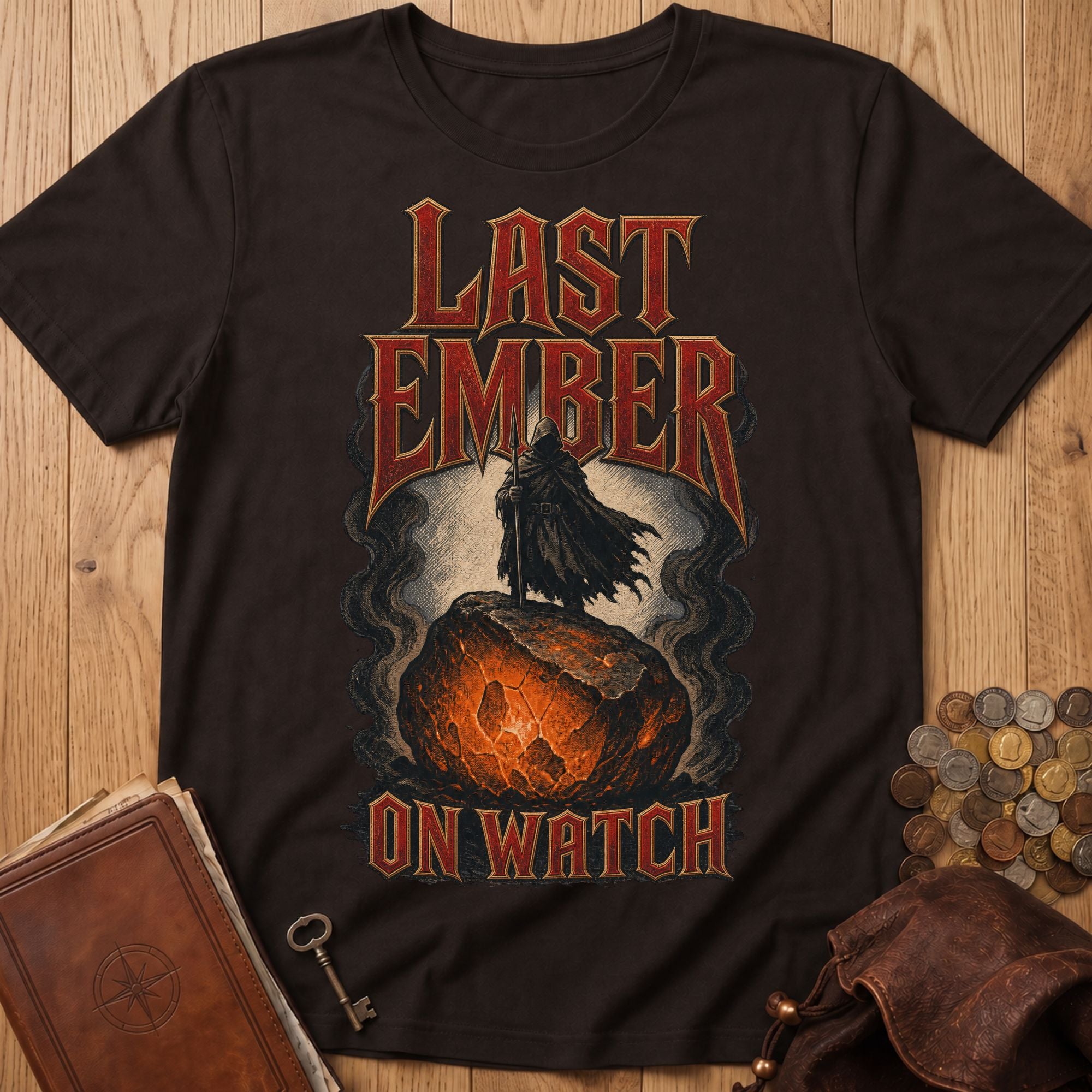 Last Ember T‑Shirt in Dark Chocolate