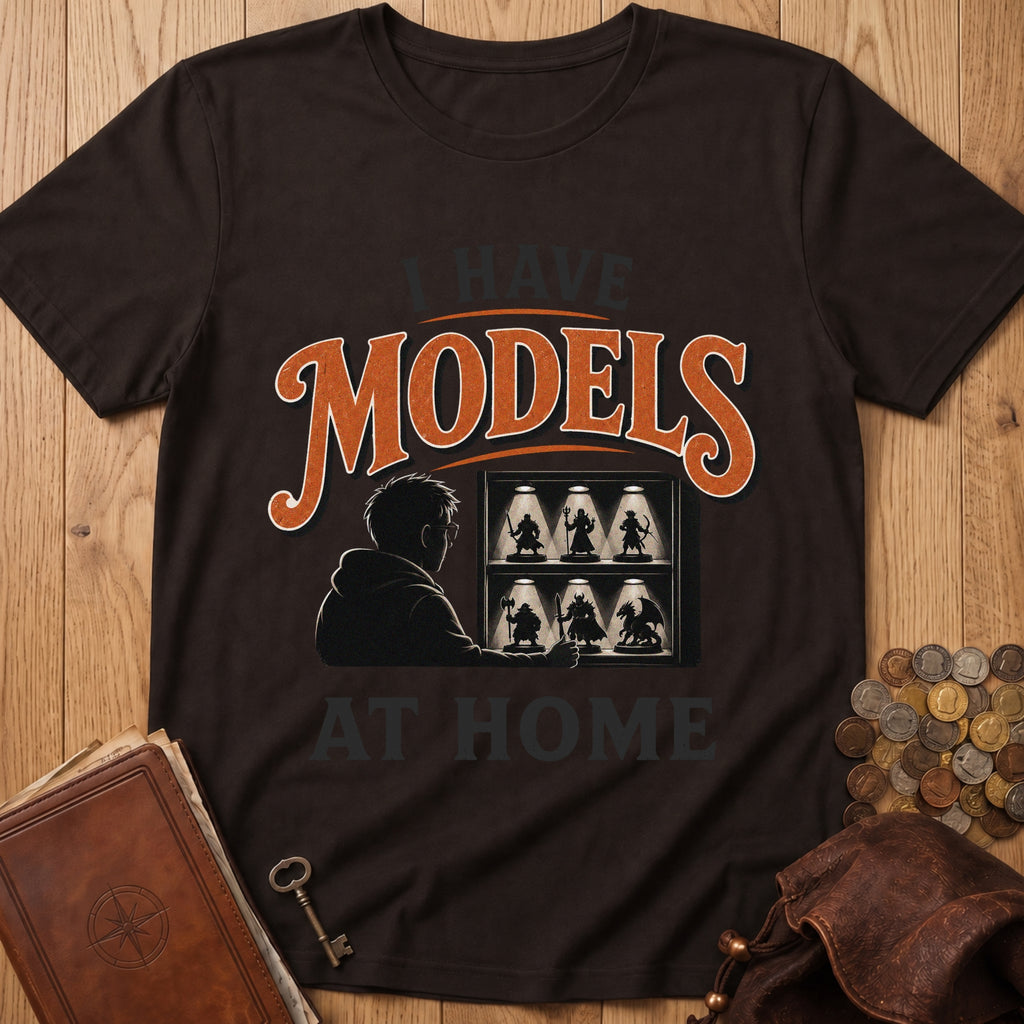 Models At Home T‑Shirt in Dark Chocolate
