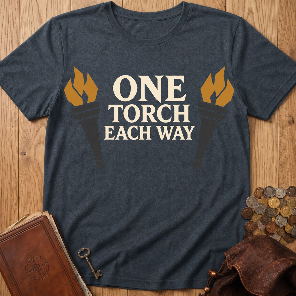 One Torch T‑Shirt in Dark Heather