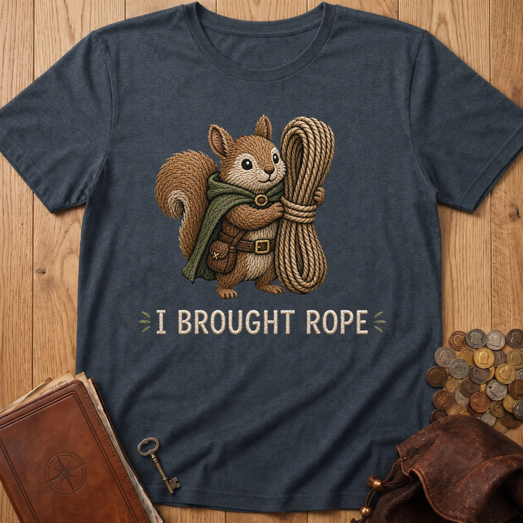 I Brought Rope T‑Shirt in Dark Heather