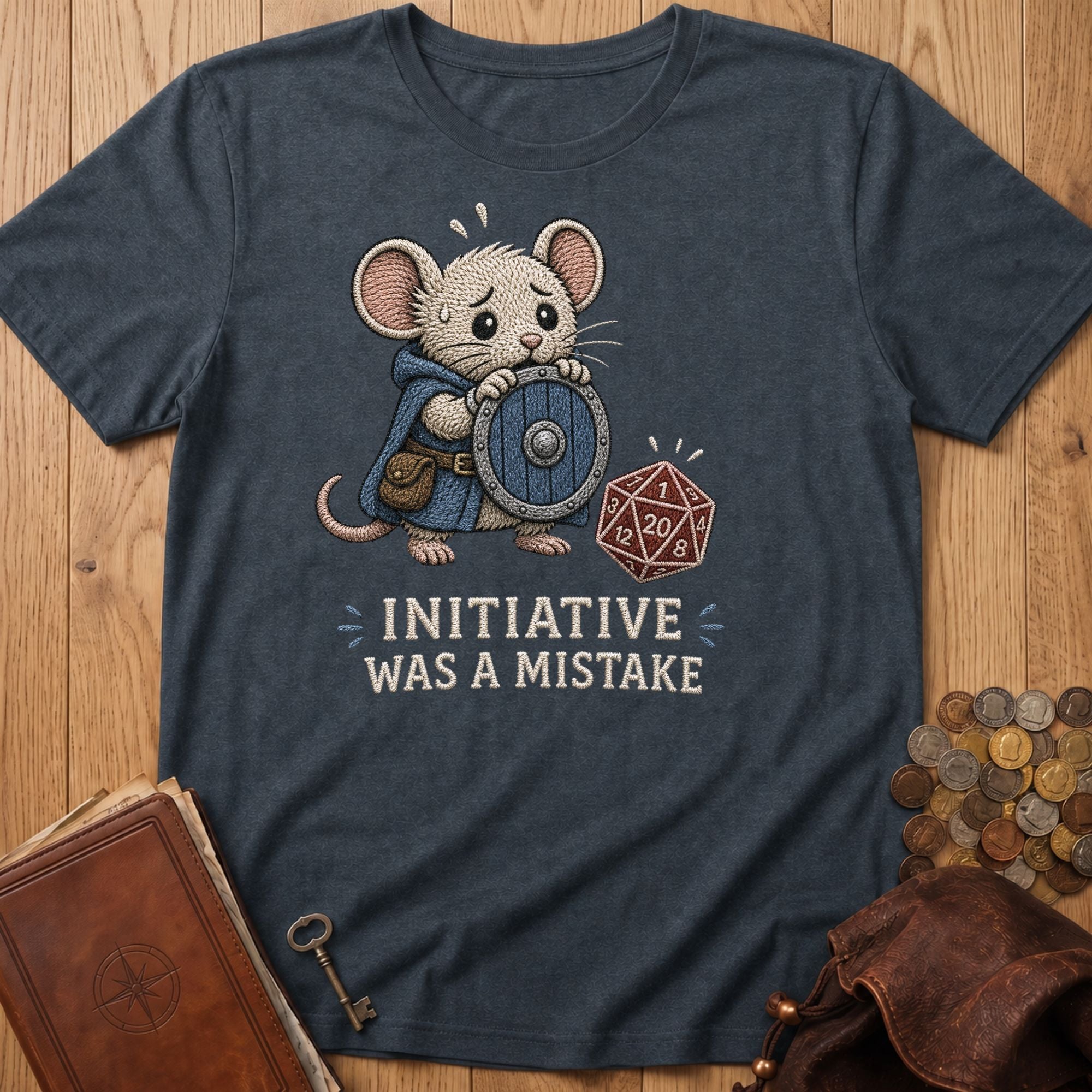 Initiative Was A Mistake T‑Shirt in Dark Heather