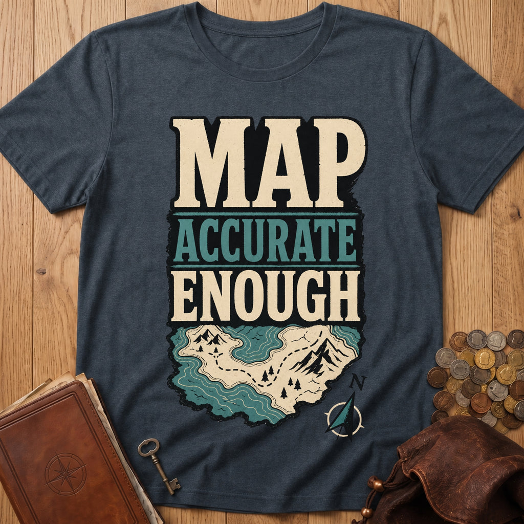 Accurate Enough T‑Shirt in Dark Heather