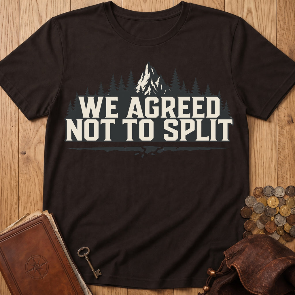 Not To Split T‑Shirt in Dark Chocolate