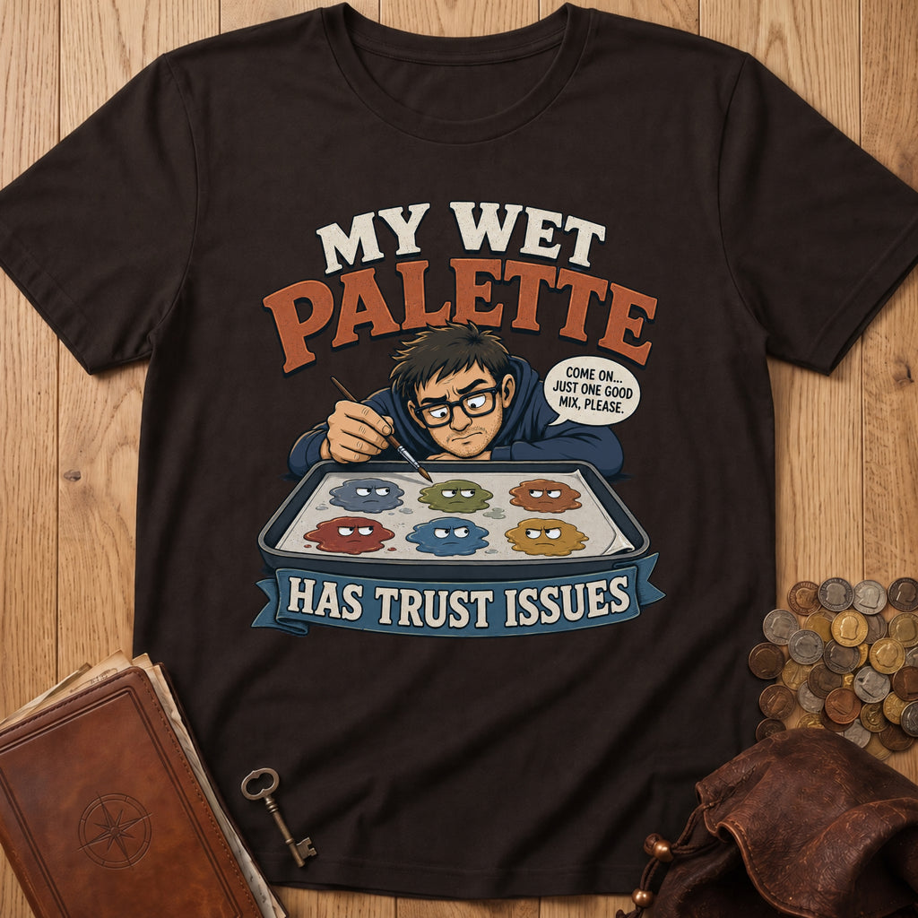 Palette Trust Issues T‑Shirt in Dark Chocolate
