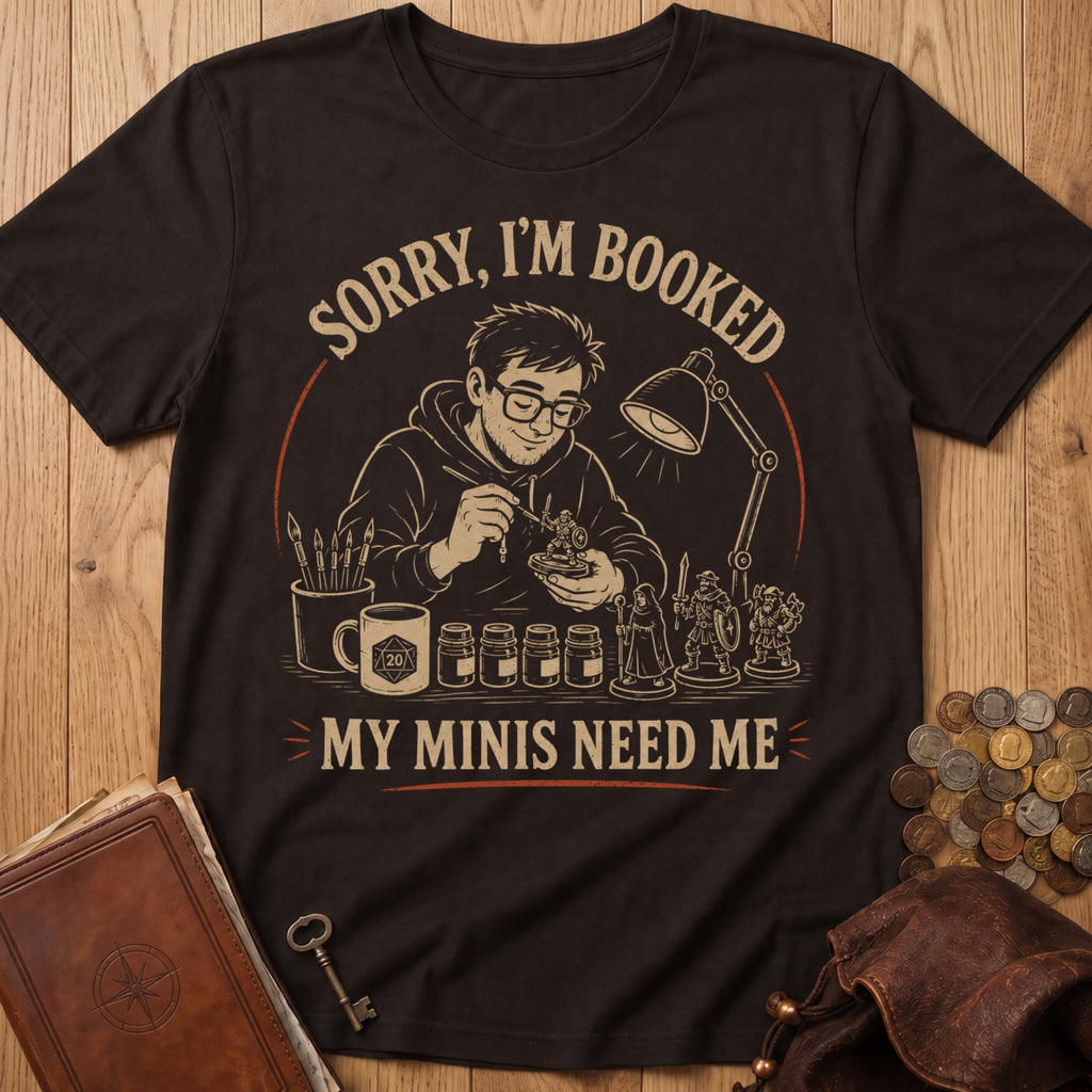 My Minis Need Me T‑Shirt in Dark Chocolate