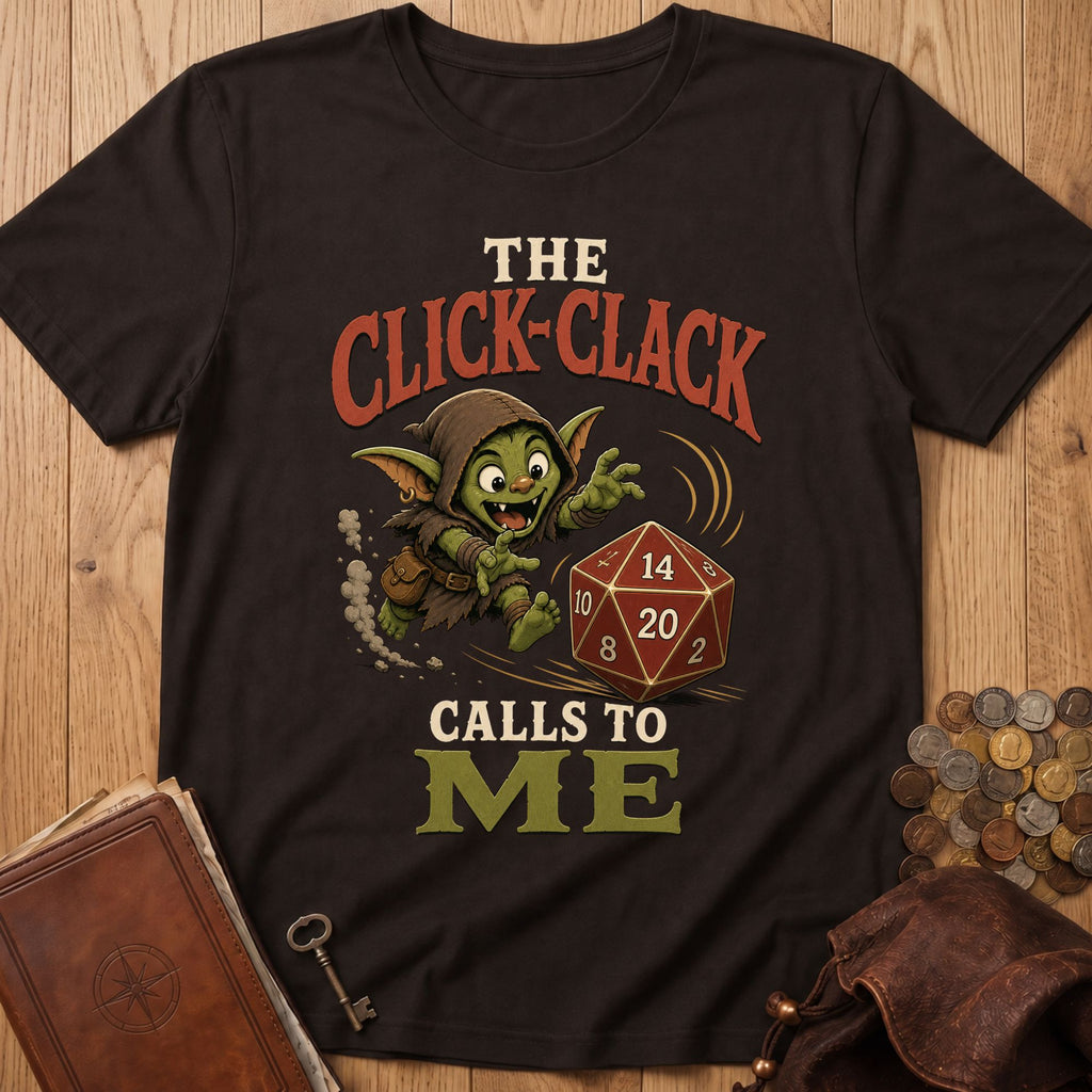 Click Clack T‑Shirt in Dark Chocolate