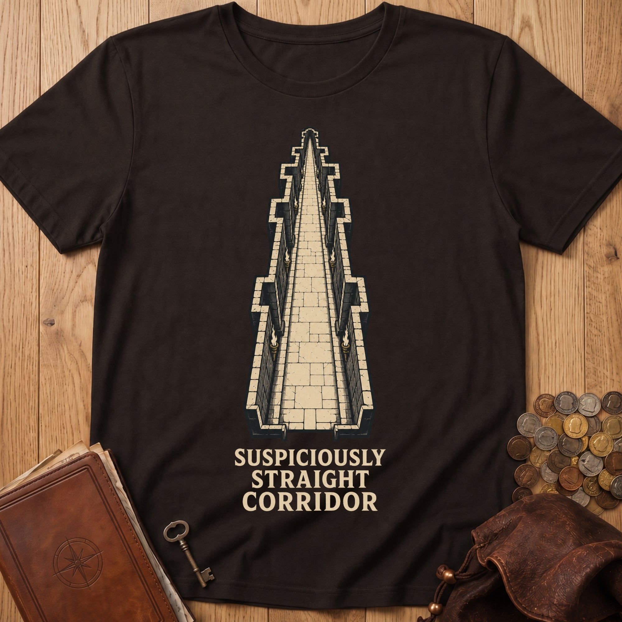 Suspicious Corrido T‑Shirt in Dark Chocolate