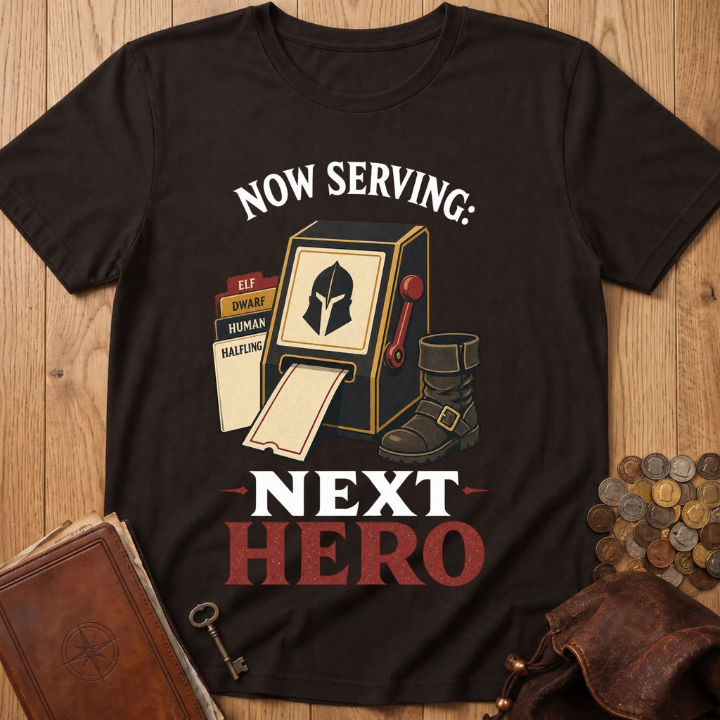 Next Hero T‑Shirt in Dark Chocolate