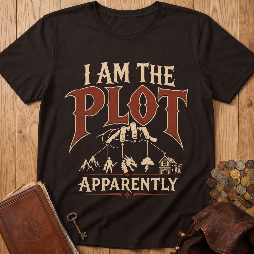 I Am the Plot T‑Shirt in Dark Chocolate