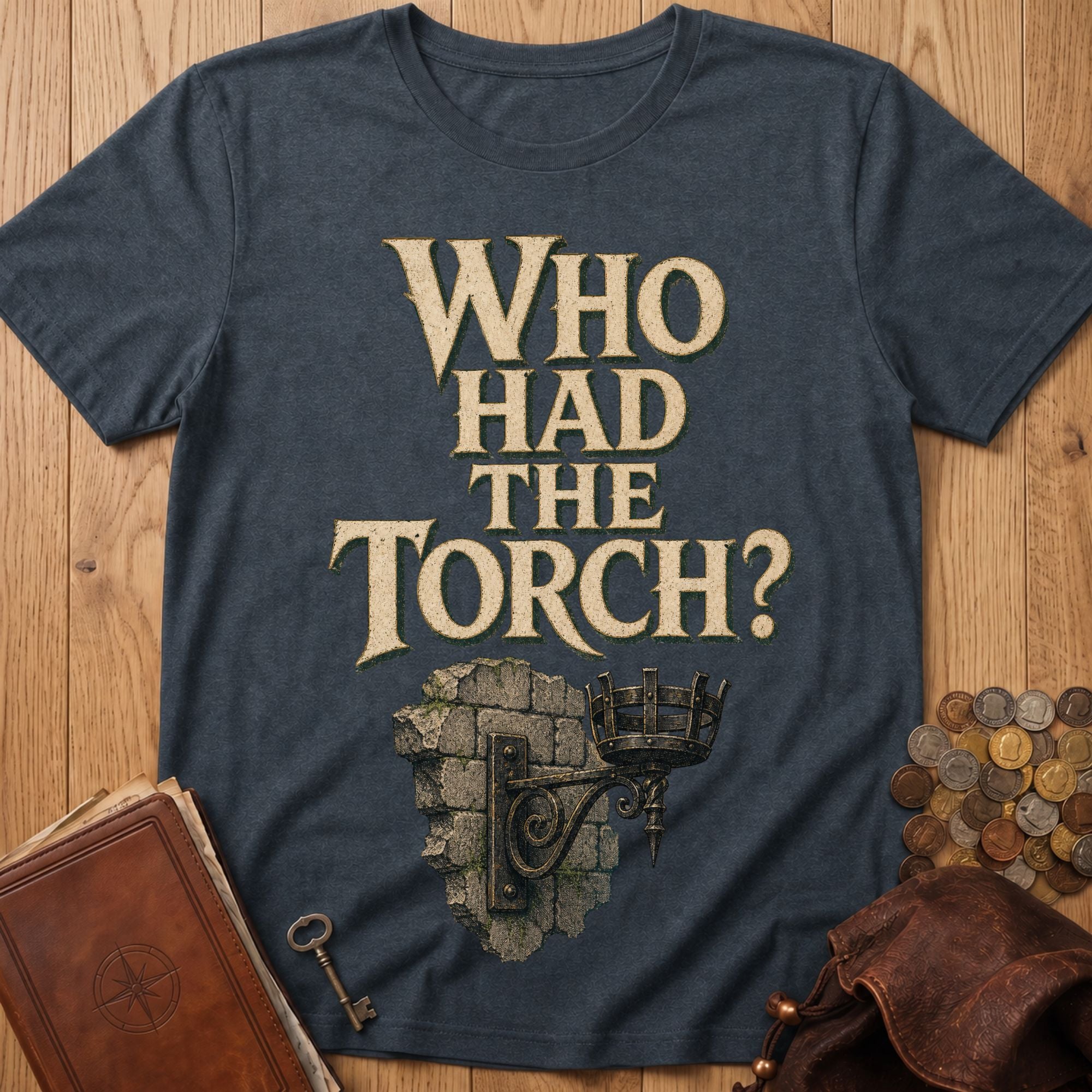 Who Had The Torch T‑Shirt in Dark Heather