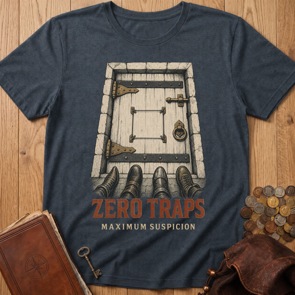 Maximum Suspicion T‑Shirt in Dark Heather