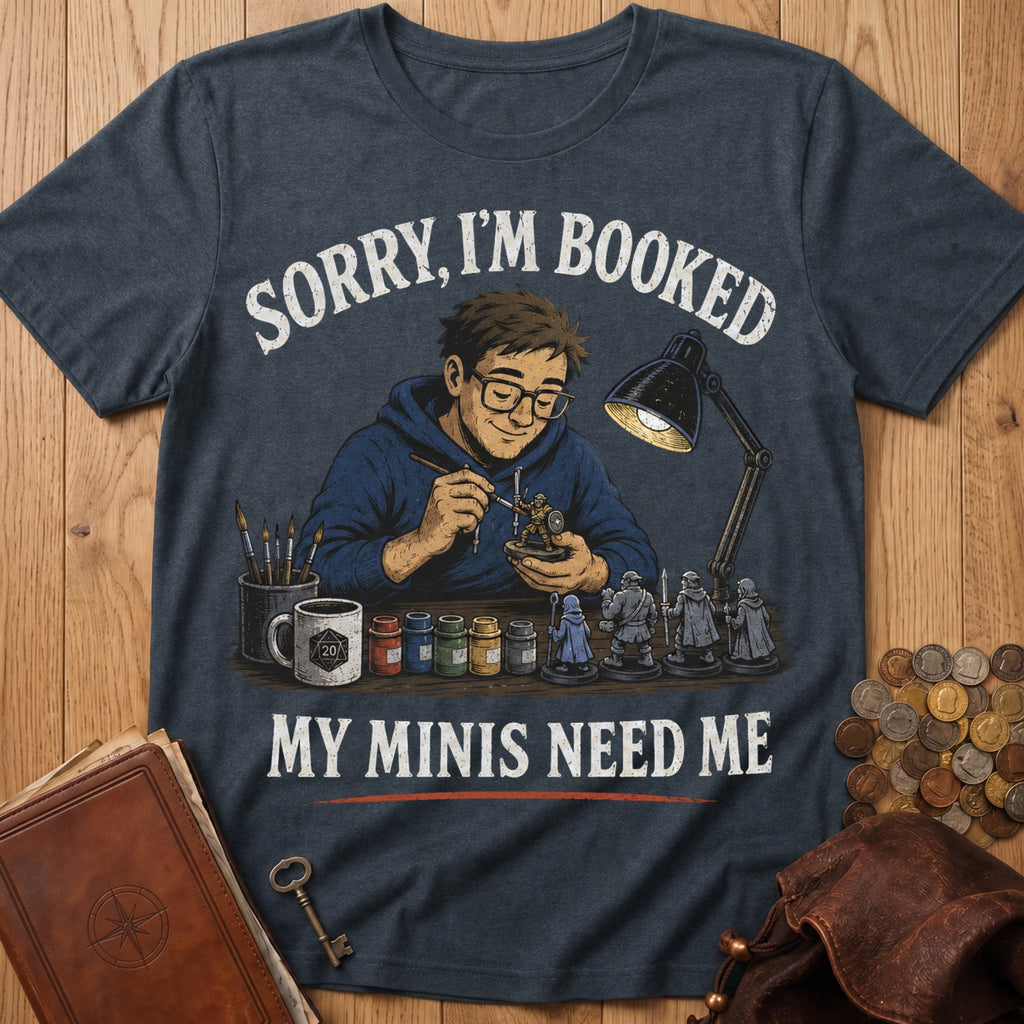 My Minis Need Me T‑Shirt in Dark Heather