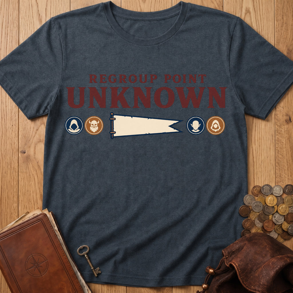 Regroup Point Unknown T‑Shirt in Dark Heather