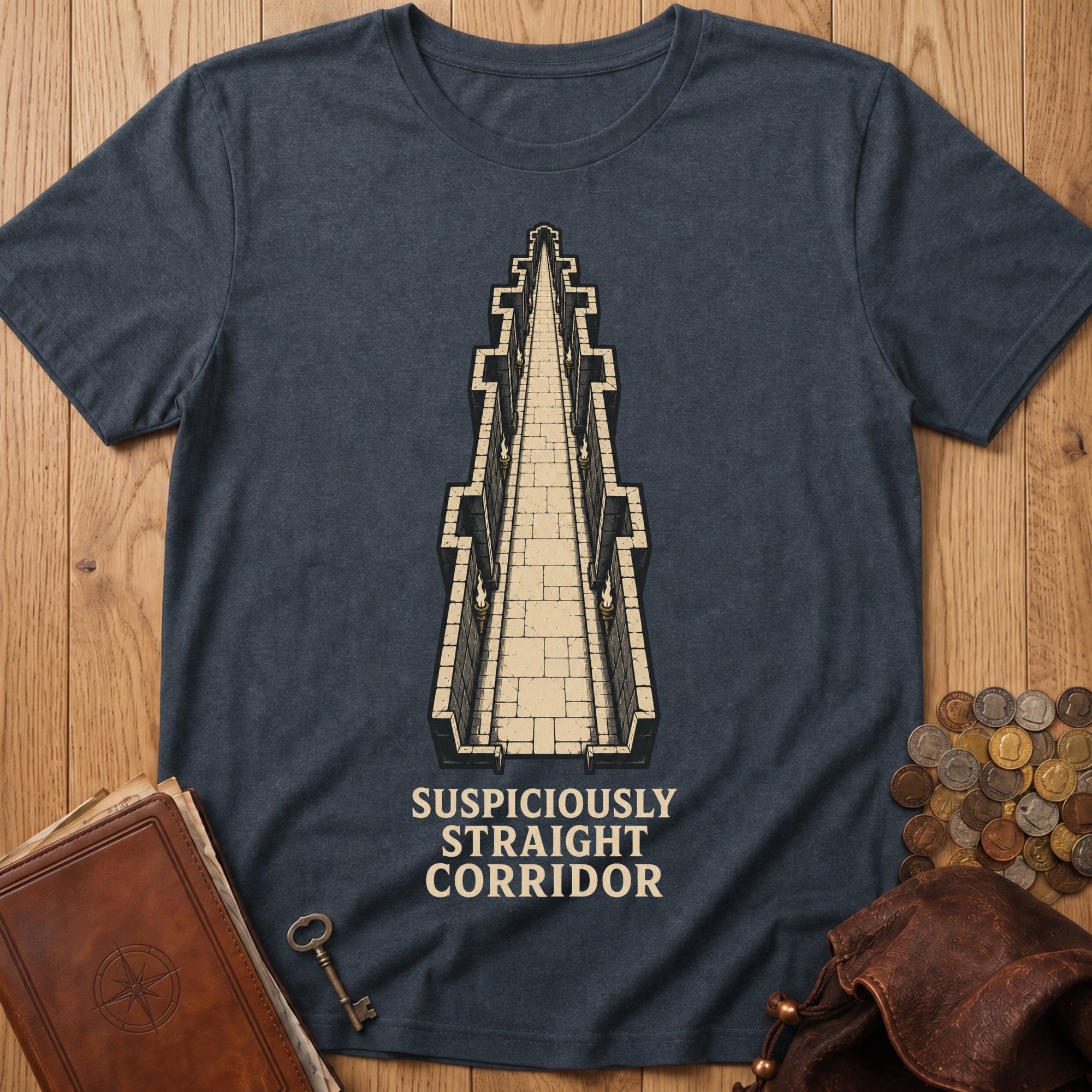 Suspicious Corrido T‑Shirt in Dark Heather