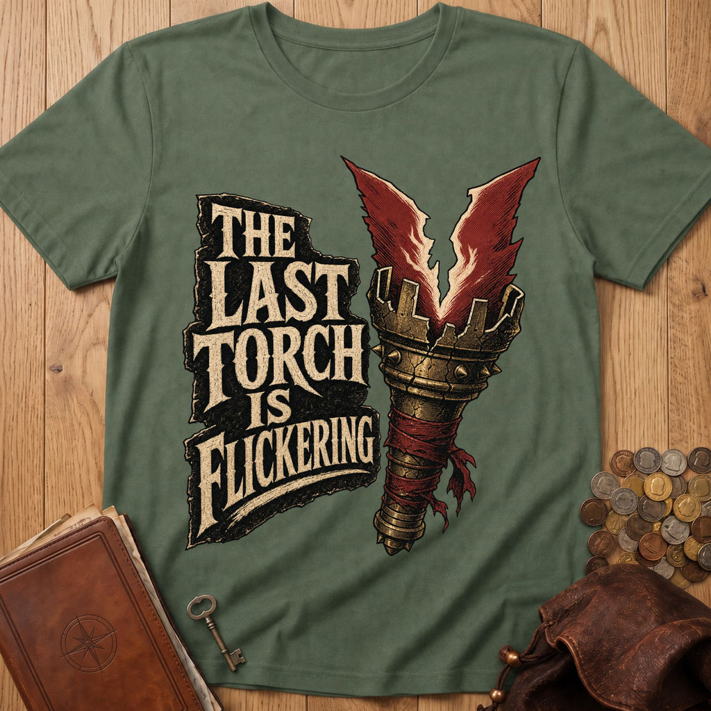 Last Torch T‑Shirt in Military Green