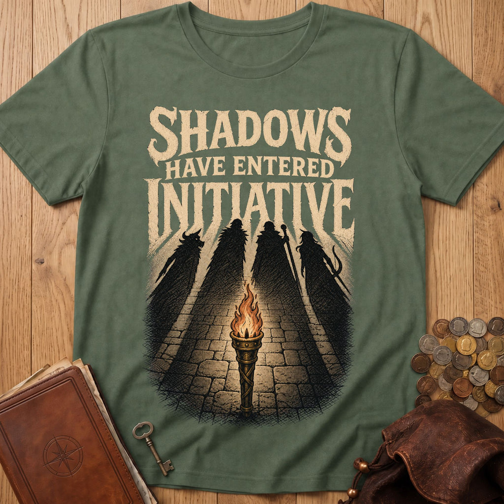 Shadows Entered Initiative T‑Shirt in Military Green