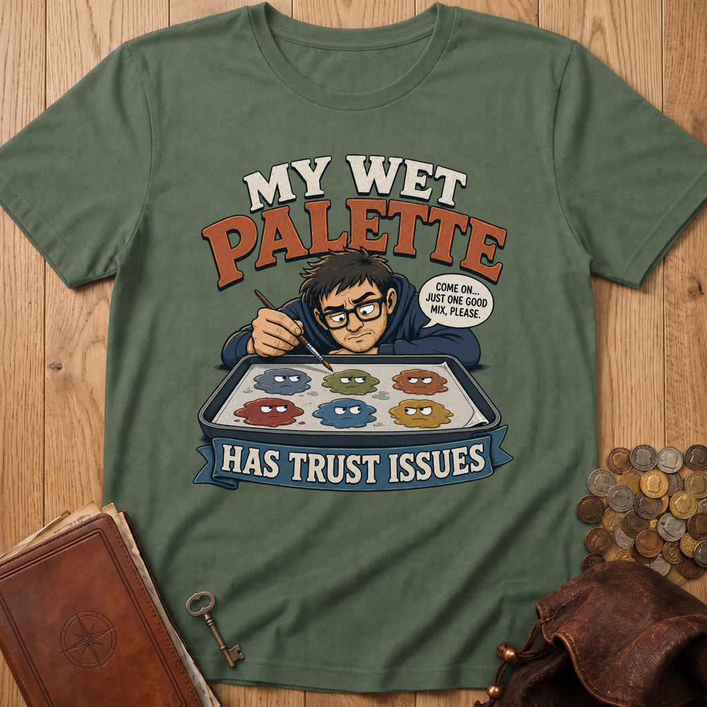 Palette Trust Issues T‑Shirt in Military Green