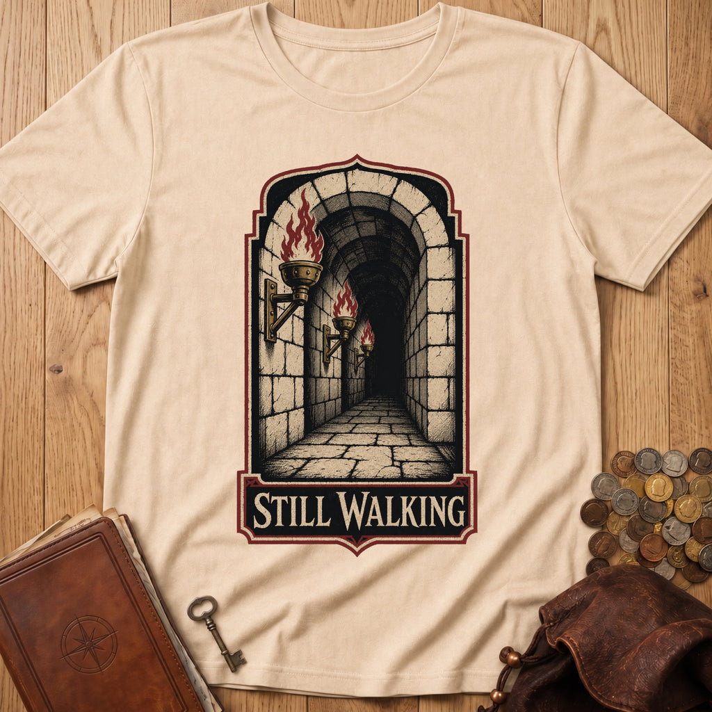 Still Walking T‑Shirt in Natural