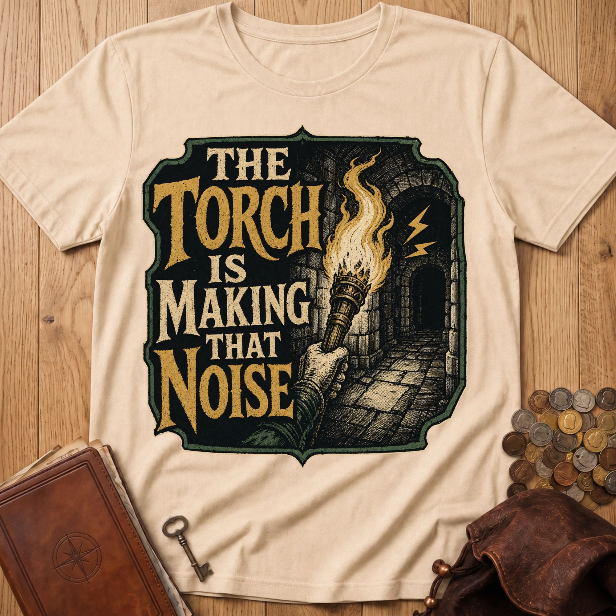 Torch Noise T‑Shirt in Natural