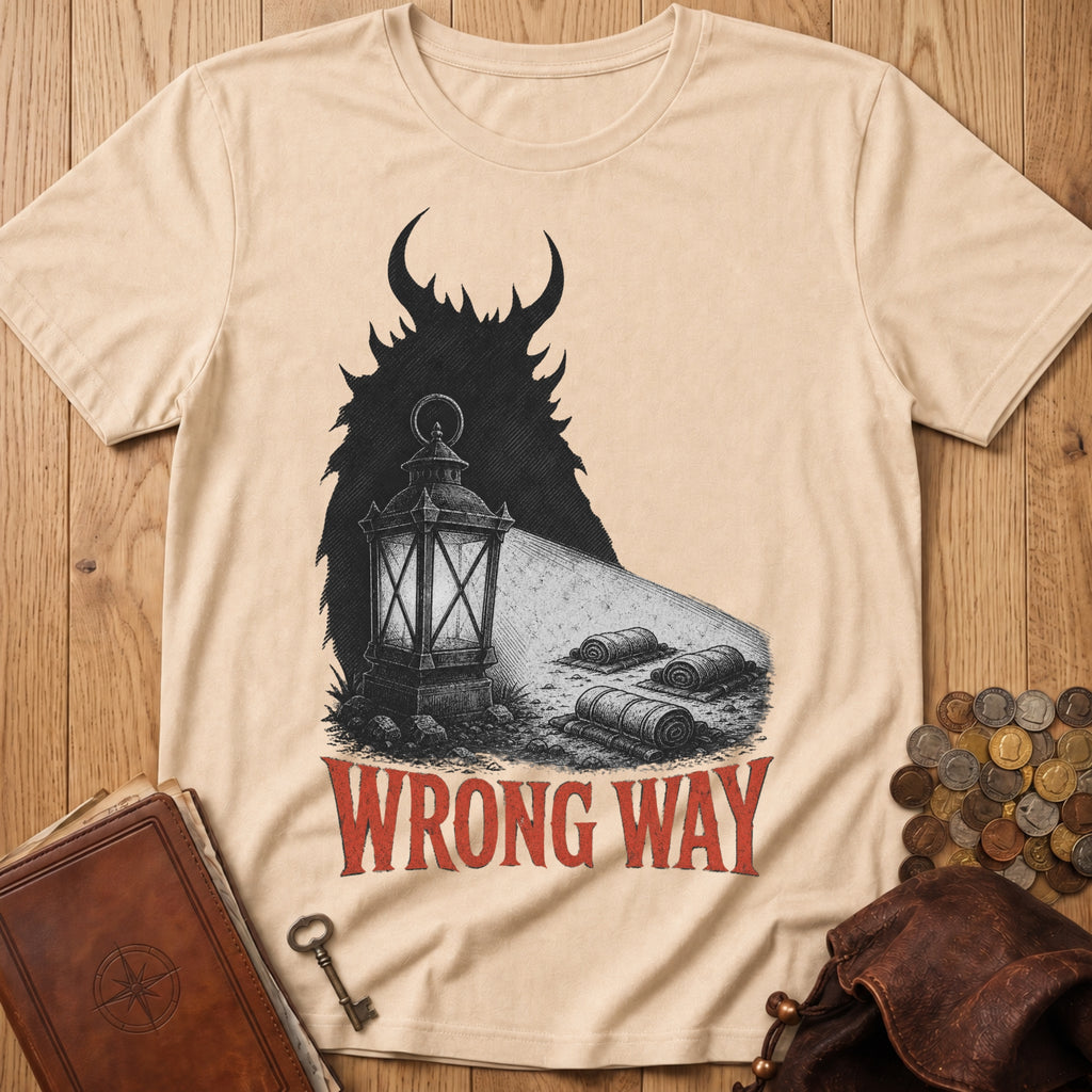 Wrong Way T‑Shirt in Natural