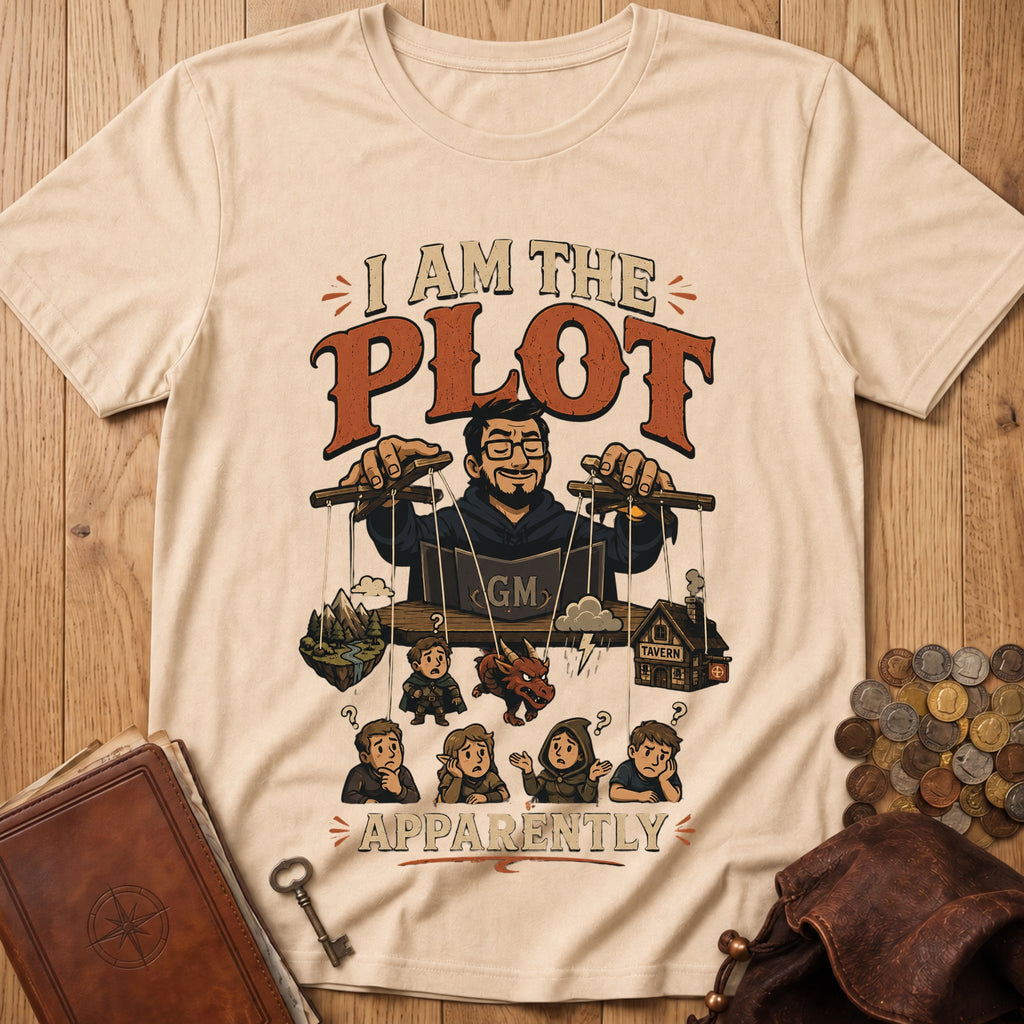 I Am the Plot T‑Shirt in Natural