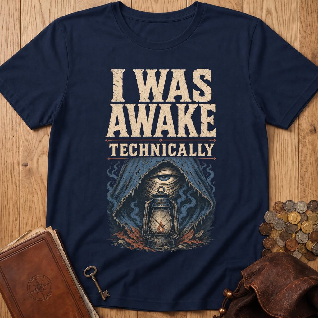 Technically Awake T‑Shirt in Navy