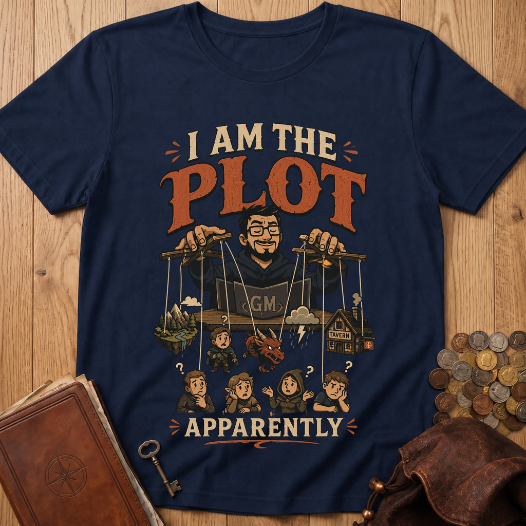 I Am the Plot T‑Shirt in Navy
