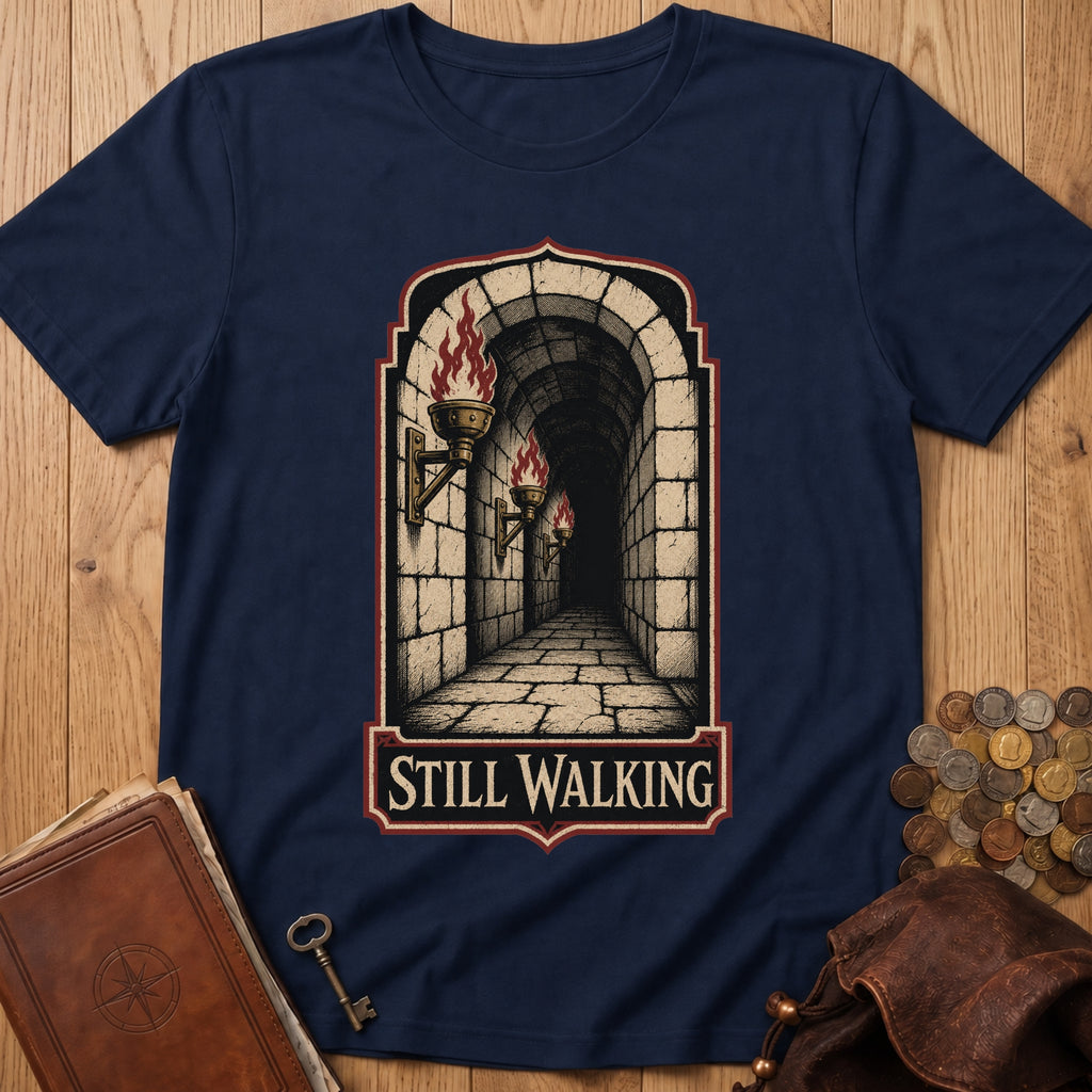 Still Walking T‑Shirt in Navy