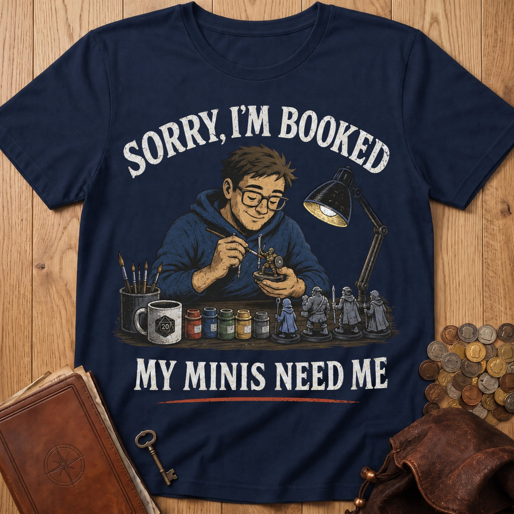My Minis Need Me T‑Shirt in Navy