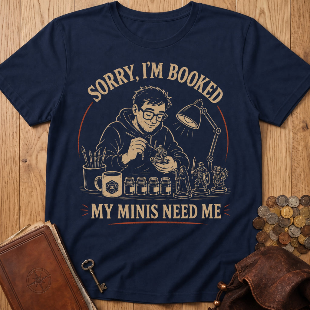 My Minis Need Me T‑Shirt in Navy
